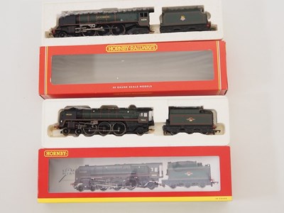 Lot 196 - A pair of TMC refinished HORNBY OO gauge steam...