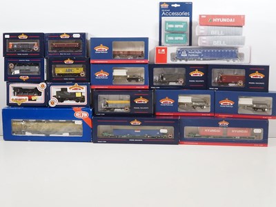 Lot 239 - A group of OO gauge modern image wagons by...