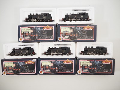Lot 240 - A group of BACHMANN OO gauge Ivatt tank steam...
