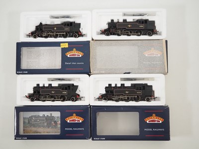 Lot 252 - A group of BACHMANN OO gauge Ivatt tank steam...