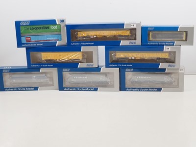 Lot 253 - A group of DAPOL OO gauge bogie wagons in...