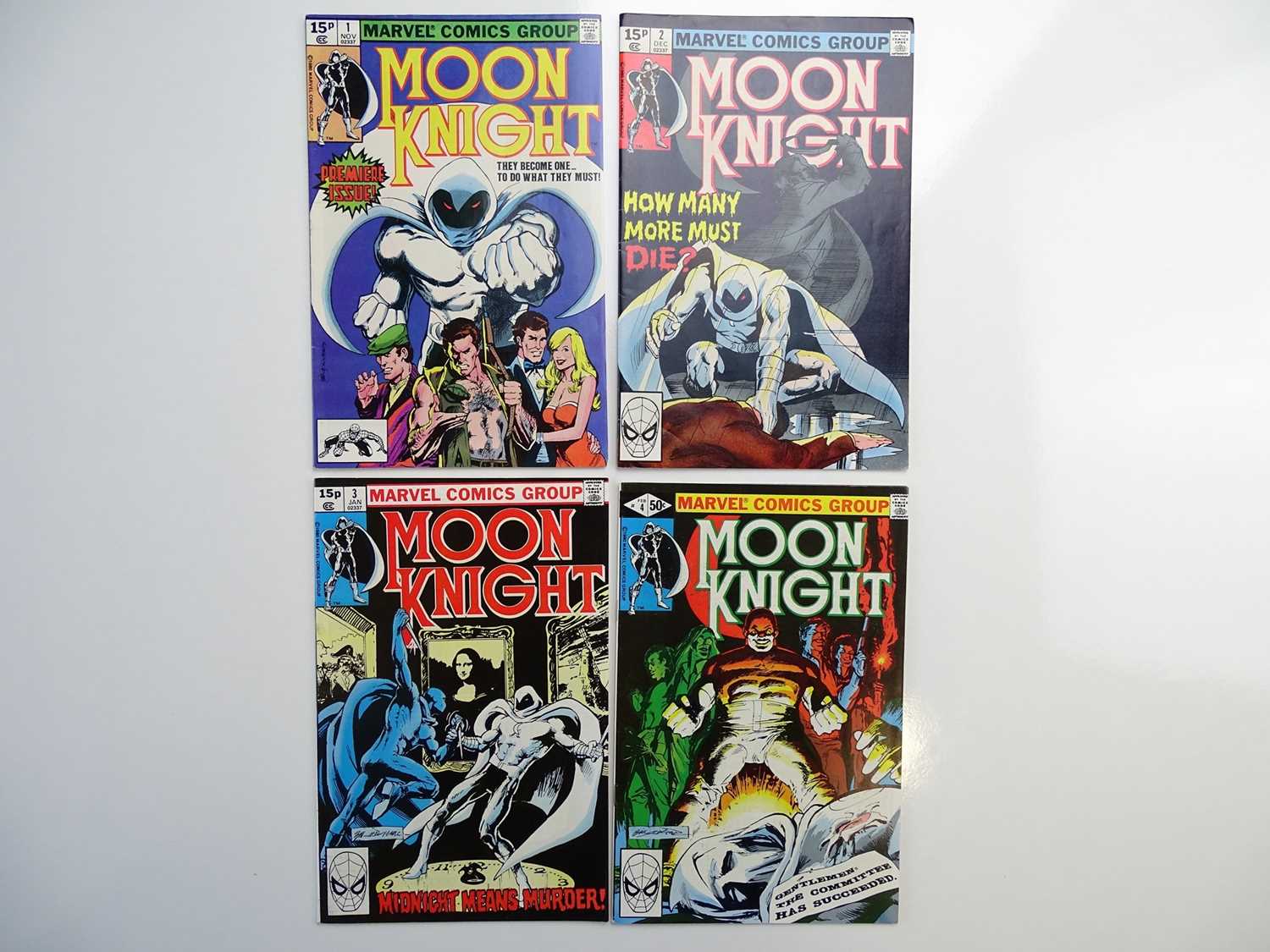 Lot 167 - MOON KNIGHT # 1, 2, 3, 4 (4 in Lot) - (1980/81...