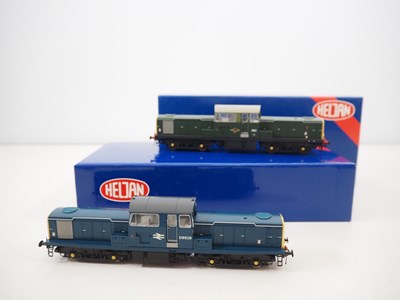 Lot 303 - A pair of HELJAN OO gauge Class 17 diesel...