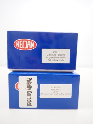 Lot 306 - A pair of HELJAN OO gauge diesel locos...