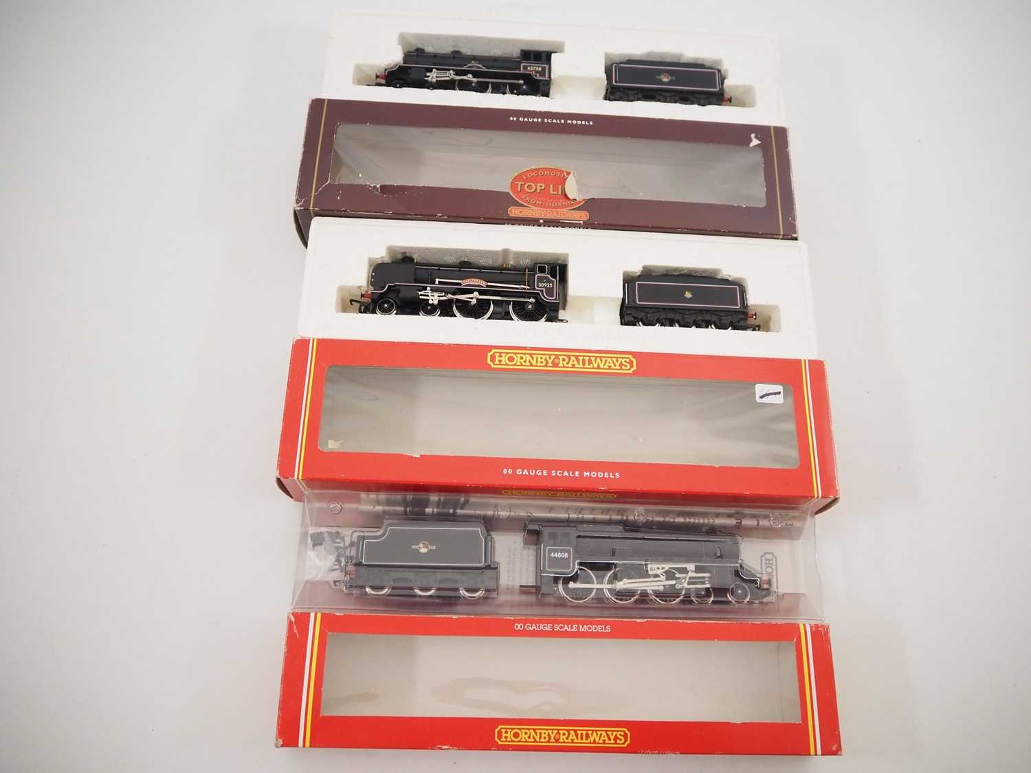 Lot 313 - A group of HORNBY OO gauge steam locos in BR...