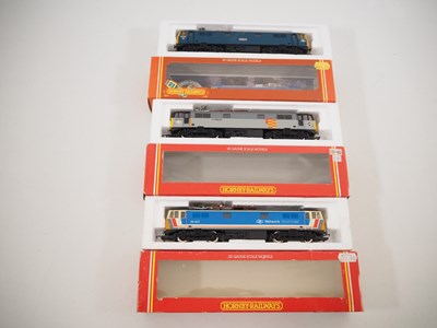 Lot 315 - A group of HORNBY OO gauge Class 86 electric...