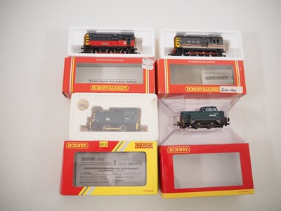 Lot 316 - A group of HORNBY OO gauge small diesel...
