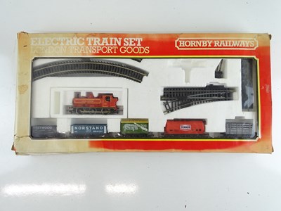 Lot 287 - A HORNBY "London Transport Goods" train set -...