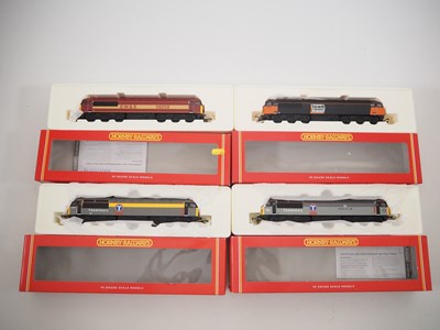 Lot 322 - A group of HORNBY OO gauge Class 56 diesel...