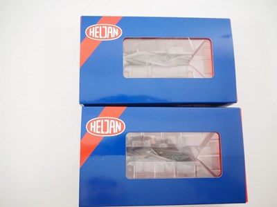 Lot 345 - A pair of HELJAN OO gauge saddle tank steam...
