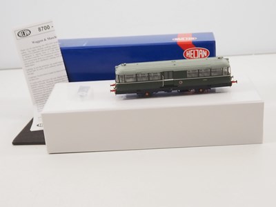 Lot 348 - A HELJAN OO gauge W&M Railbus in BR green...