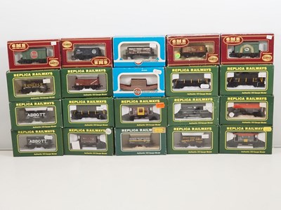 Lot 371 - A group of OO gauge wagons by REPLICA and...