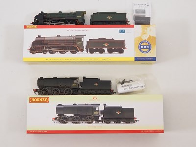 Lot 376 - A pair of HORNBY OO gauge steam locomotives...