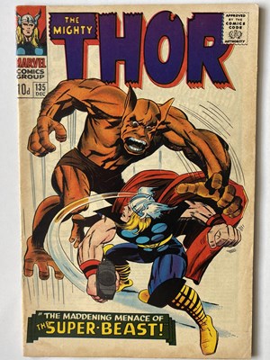 Lot 18 - THOR # 135 (1966 - MARVEL - Pence Copy) - High...