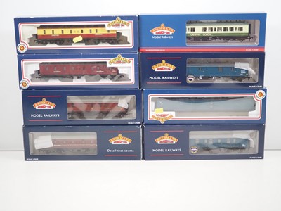 Lot 412 - A group of BACHMANN OO gauge bogie parcel vans...
