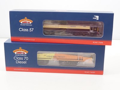 Lot 434 - A pair of BACHMANN OO gauge diesel locos...