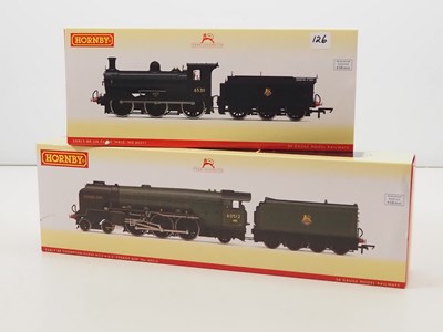 Lot 446 - A pair of HORNBY OO gauge steam locos...