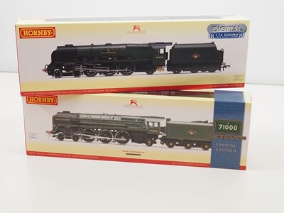 Lot 447 - A pair of HORNBY OO gauge steam locomotives...