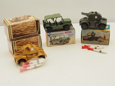 Lot 477 - TELSALDA Toys/SL Toys friction drive plastic...