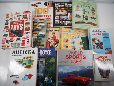 Lot 481 - A group of books about vintage and tinplate...