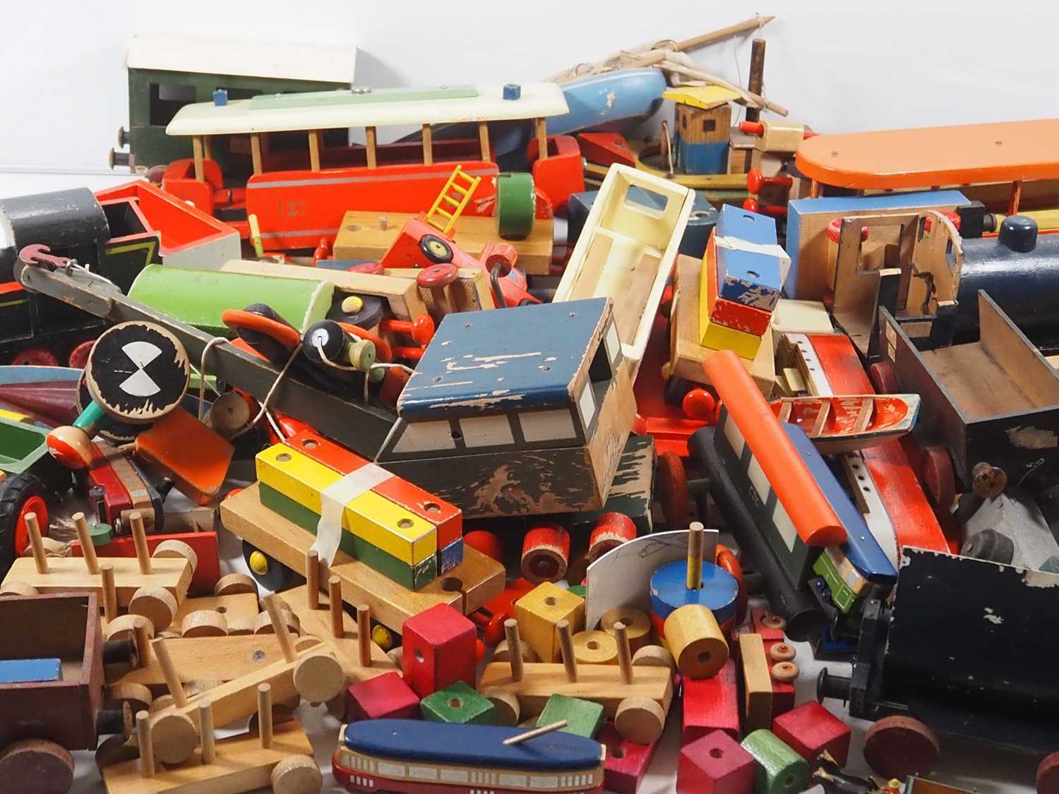 Lot 485 - A group of mostly Eastern European wooden