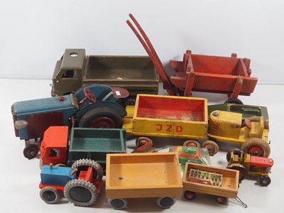 Lot 486 - A group of mostly Eastern European wooden...