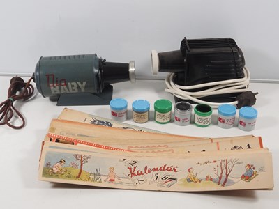 Lot 488 - A pair of children's slide/film projectors...