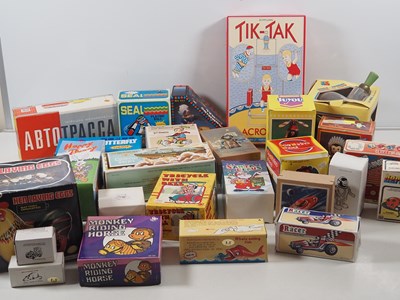 Lot 493 - A group of tinplate toys, mostly Chinese and...