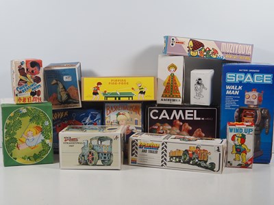 Lot 494 - A group of tinplate toys, mostly Chinese and...