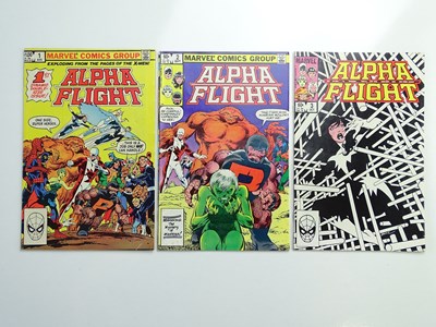 Lot 188 - ALPHA FLIGHT # 1, 2, 3 (Group of 3) - (1983 -...