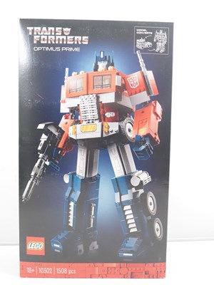 Lot 504 - LEGO 10302 TRANSFORMERS Optimus Prime -...
