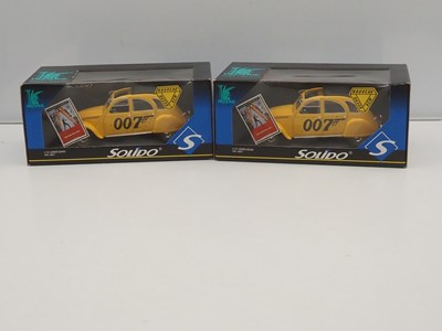 Lot 517 - A pair of SOLIDO diecast Citroen 2CV's from...