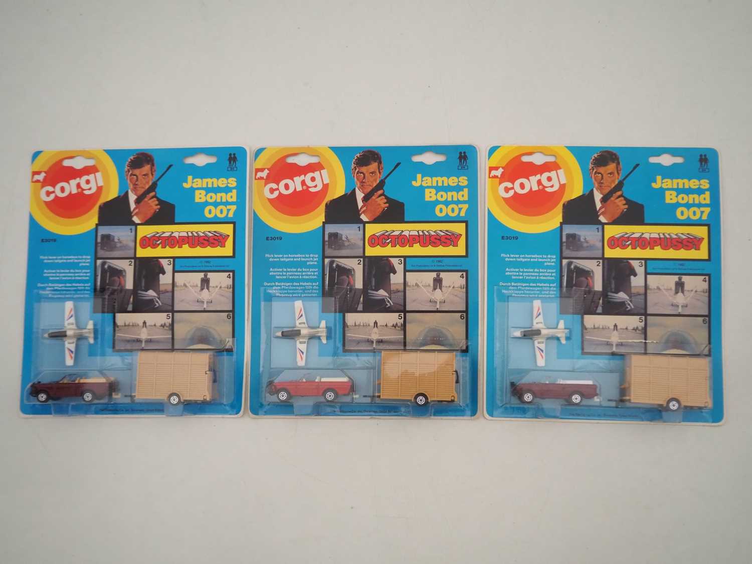 Lot A set of 3 scarce CORGI Juniors James Bond...