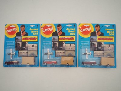 Lot A set of 3 scarce CORGI Juniors James Bond...