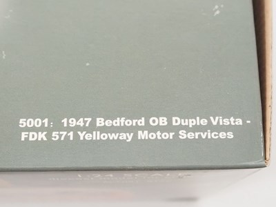 Lot 523 - SUNSTAR 1:24 scale Bedford OB diecast coach in...