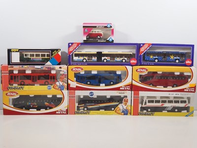 Lot 524 - Diecast large scale buses by JOAL, SIKU and...