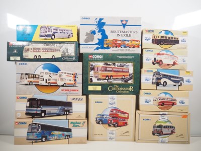 Lot 527 - CORGI CLASSICS buses and bus sets - VG in G/VG...