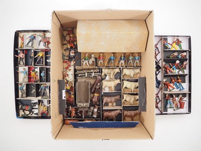 Lot 533 - Diecast Wild West! - Cowboys, Indians and a...