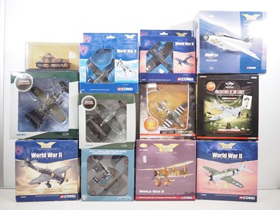 Lot 534 - Diecast aircraft by CORGI AVIATION ARCHIVE and...
