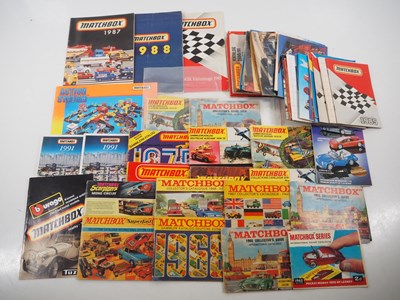 Lot 547 - A large quantity of MATCHBOX catalogues dating...