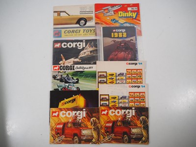 Lot 548 - A group of CORGI catalogues from 1967 - 1984...