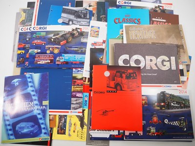Lot 550 - A large collection of CORGI diecast catalogues...
