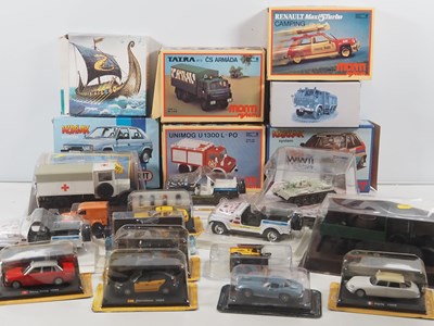 Lot 555 - A group of Eastern European diecast cars and...