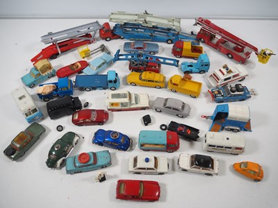 Lot 566 - A quantity of playworn diecast vehicles by...