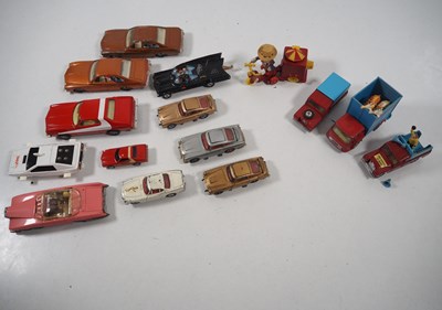 Lot 568 - A quantity of playworn diecast TV and film...