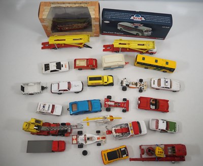 Lot 570 - A tray of mostly unboxed diecast vehicles by...