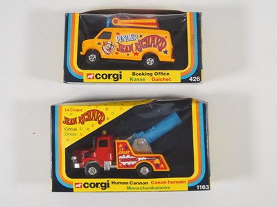 Lot 572 - A pair of CORGI Jean Richard Circus diecast...