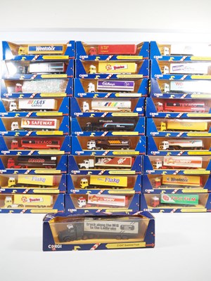 Lot 574 - CORGI - Diecast articulated lorries in blue...