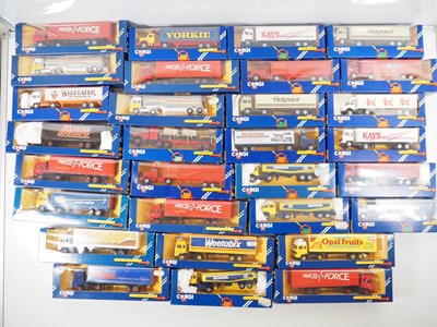 Lot 577 - CORGI - Diecast rigid and articulated lorries...