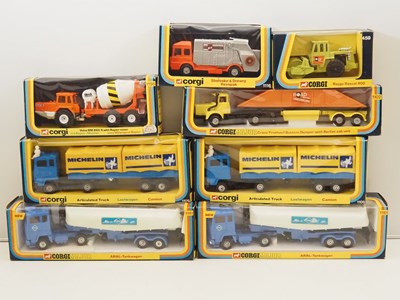 Lot 589 - CORGI - diecast trucks and articulated lorries...